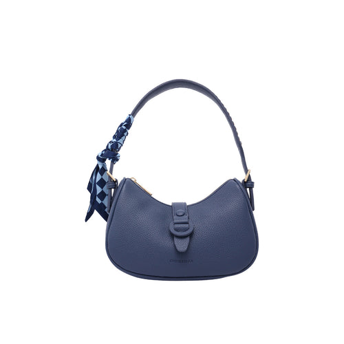Scarf Strap Curved Shoulder Bag