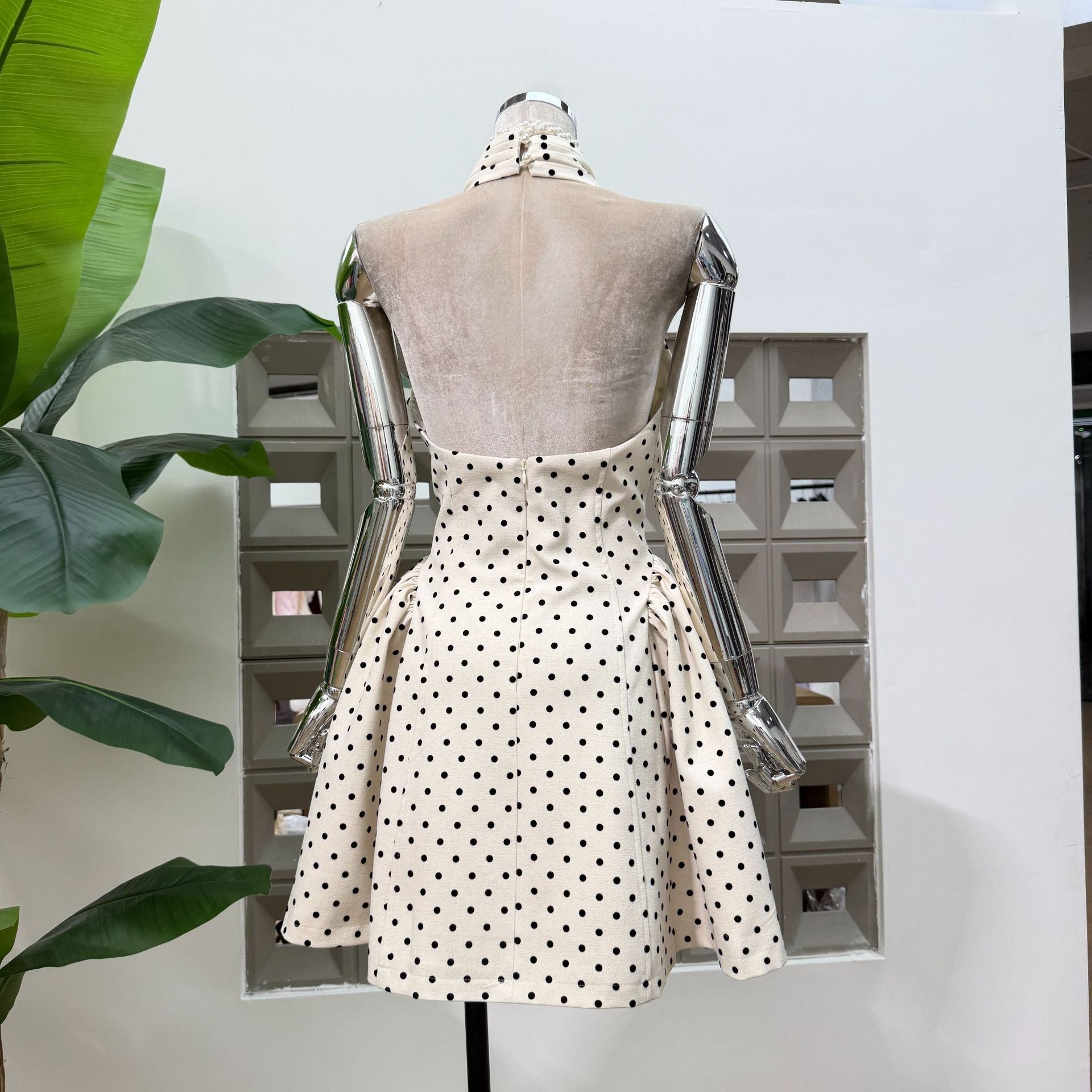 Daisy Polka Mini Dress