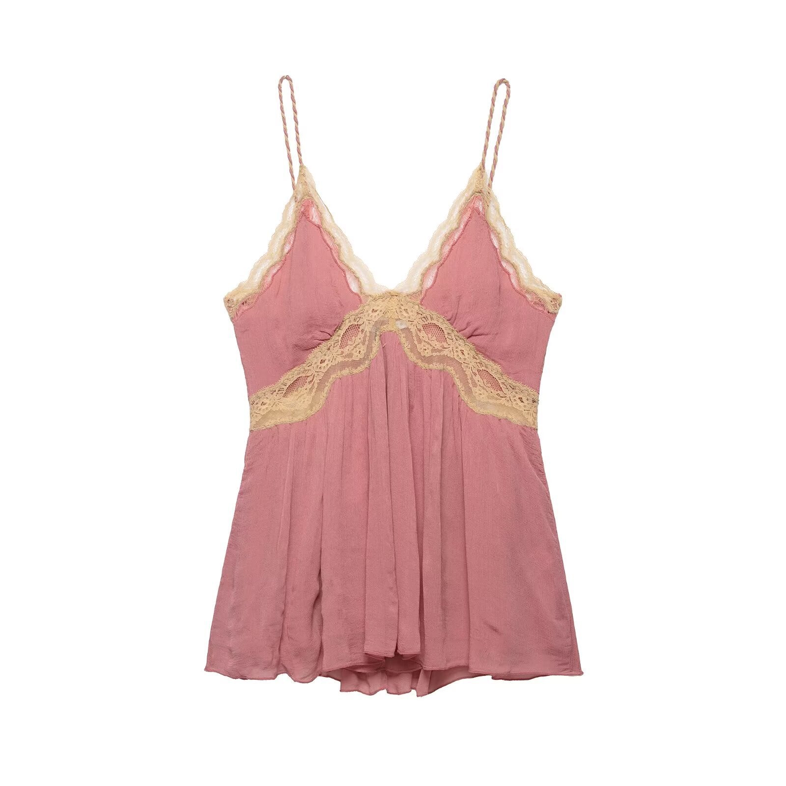 Lace Trim Cami Top