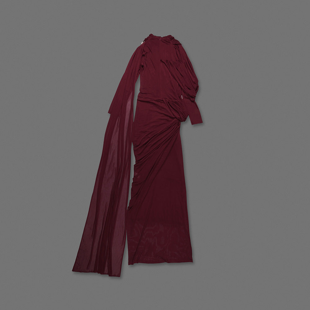 Lavinia Drape-Sash Maxi