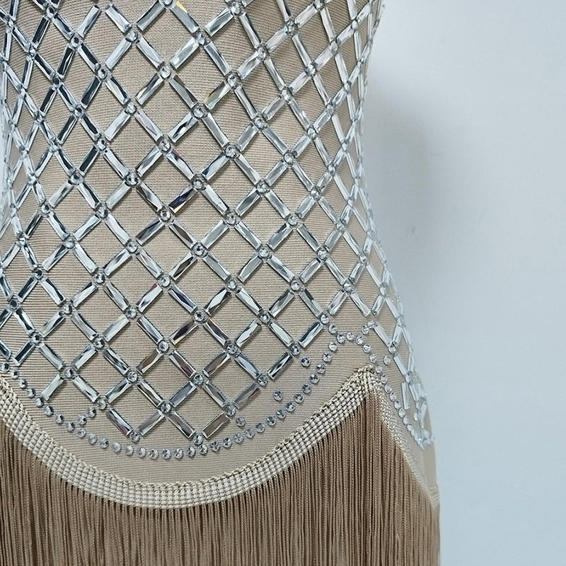 Delphine Fringe Maxi Dress