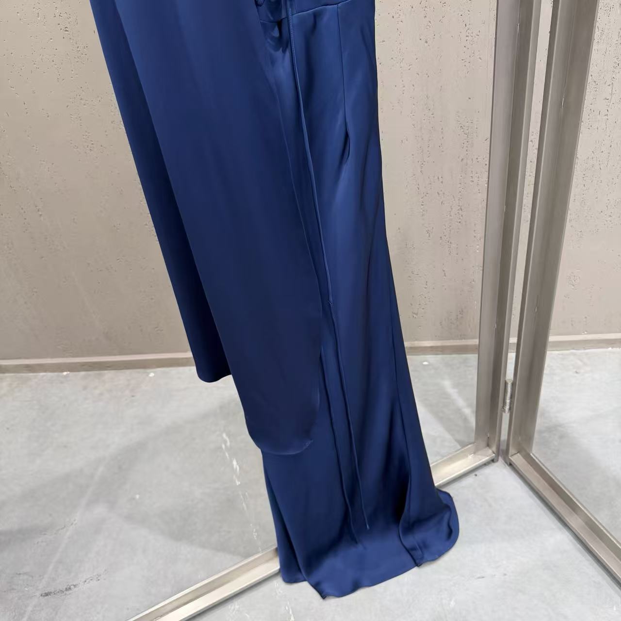 Celeste Draped Satin Gown