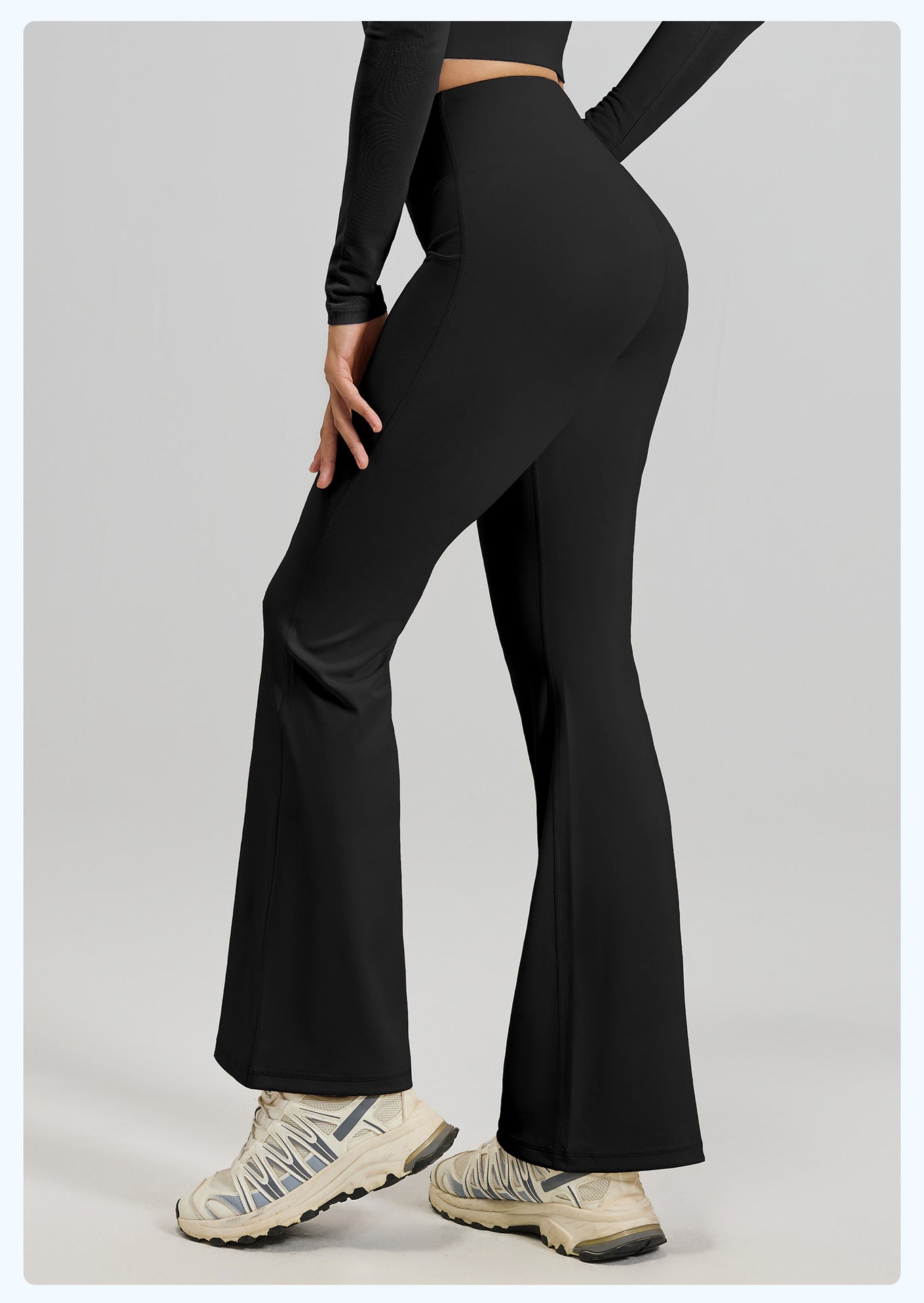 High Waist Flared Yoga Pants
