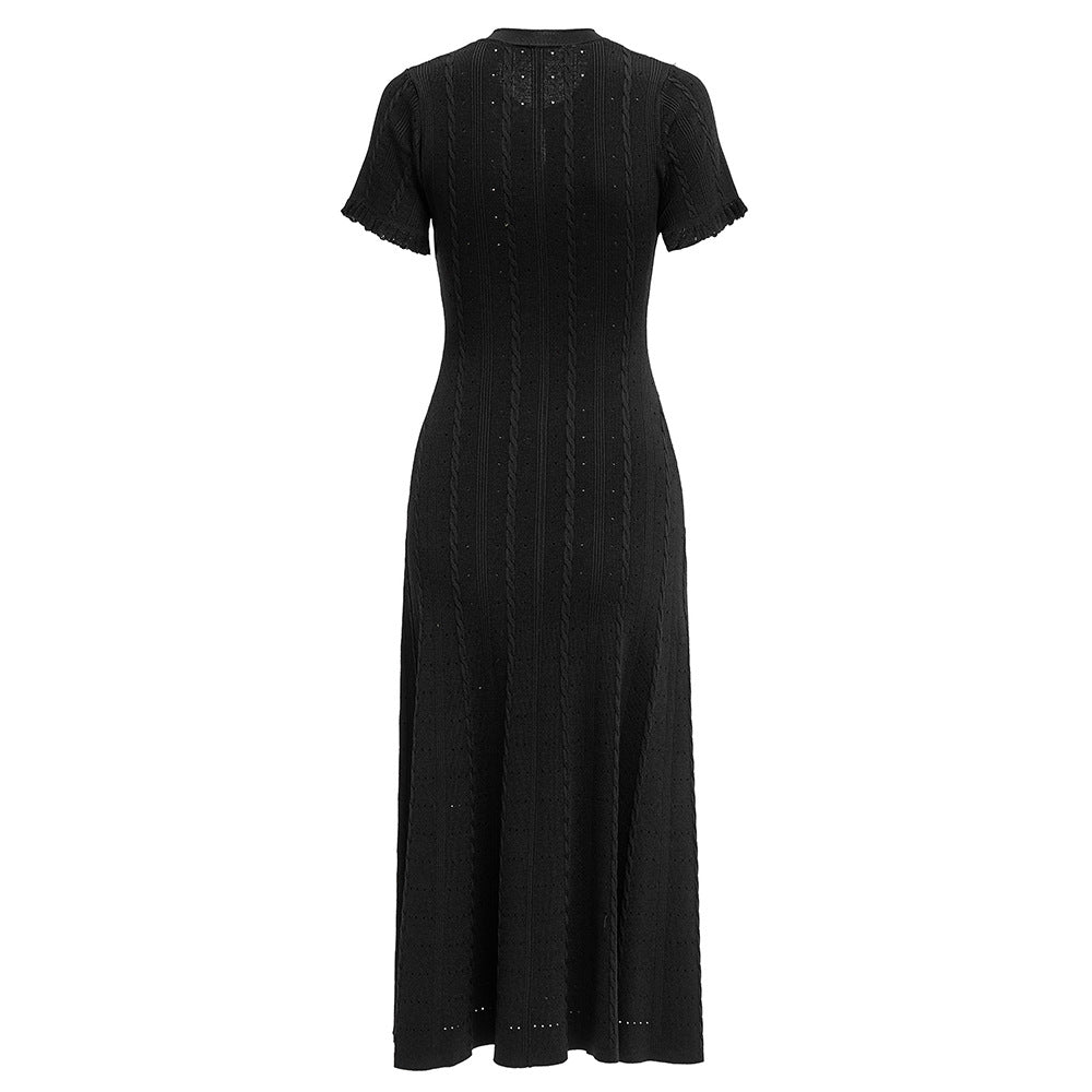 Sculpt Knit Hollow Dress