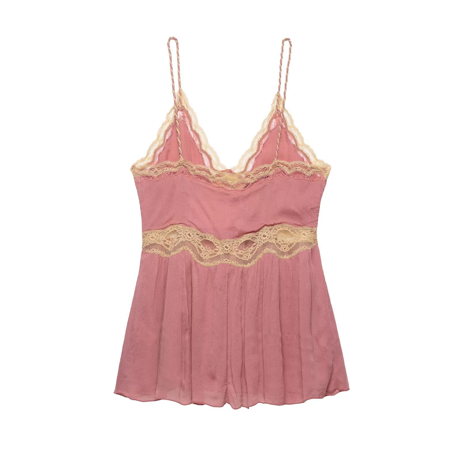 Lace Trim Cami Top