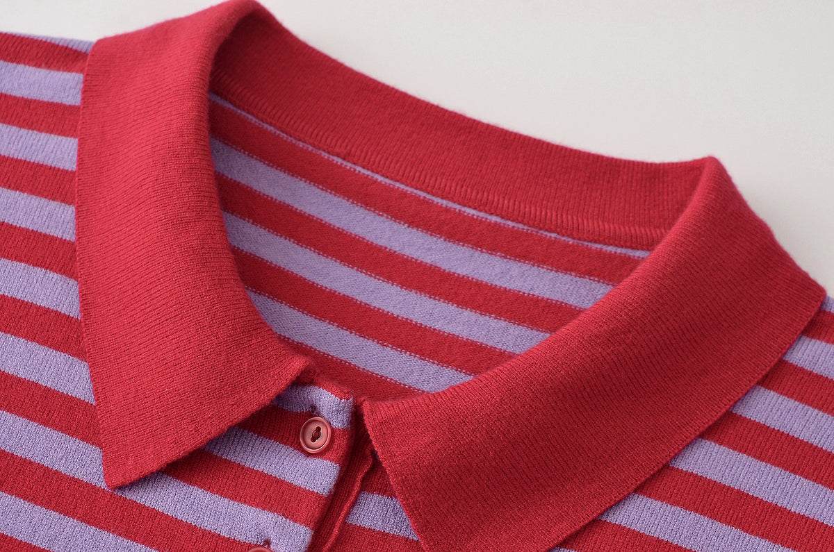 Arlette Striped Polo