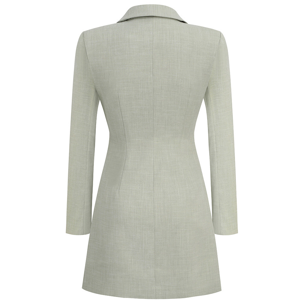 Buckle Cut Out Blazer Mini Dress