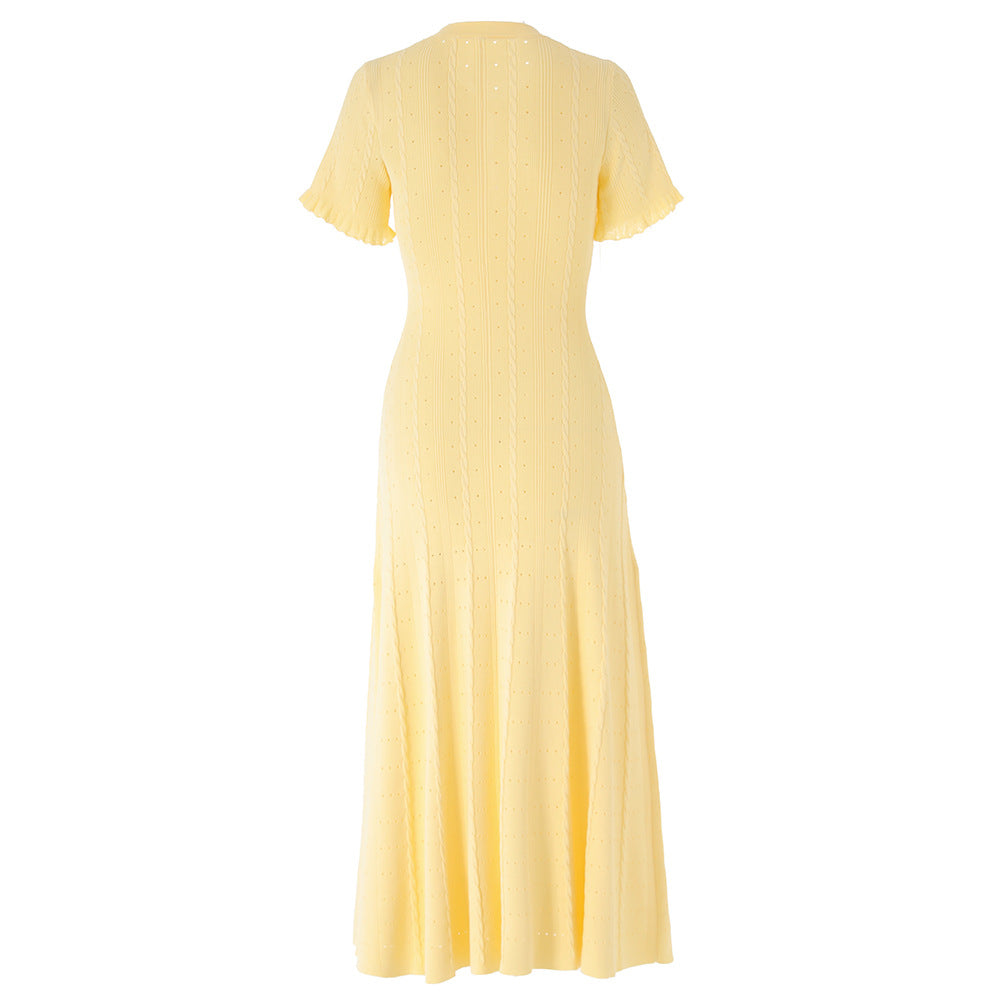 Sculpt Knit Hollow Dress