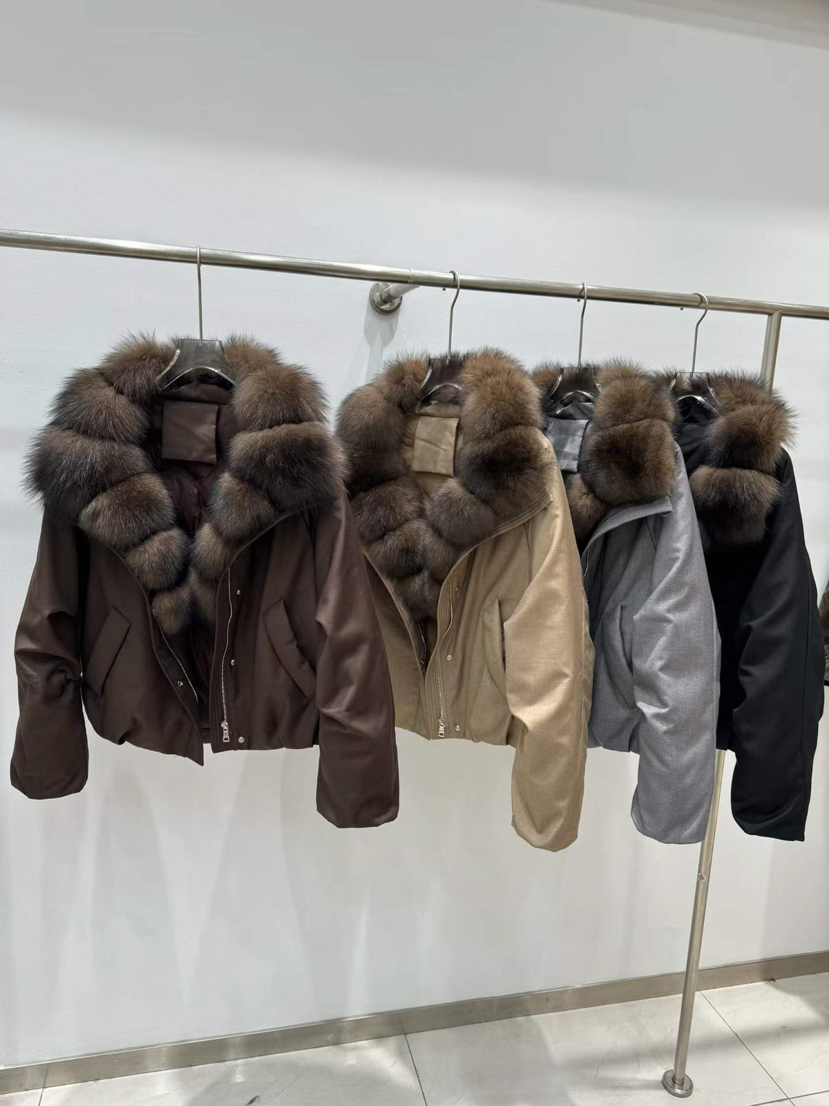 Seraphine Fur-Collar Puffer