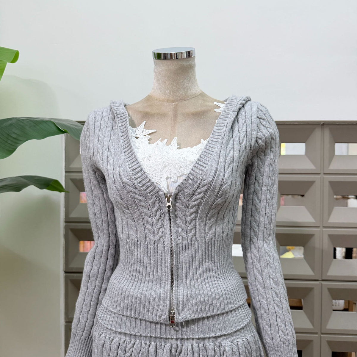 Elowen Hooded Knit Set