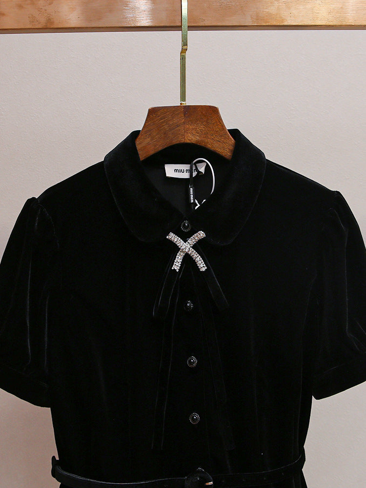 Vivienne Velvet Bow Top