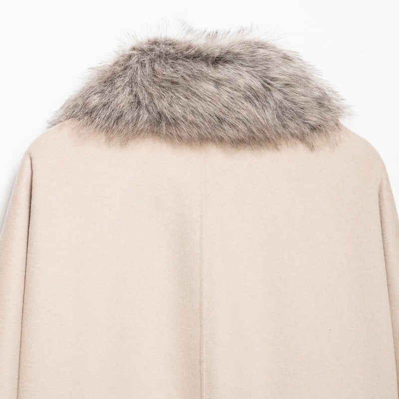 Delphia Plush-Collar Coat