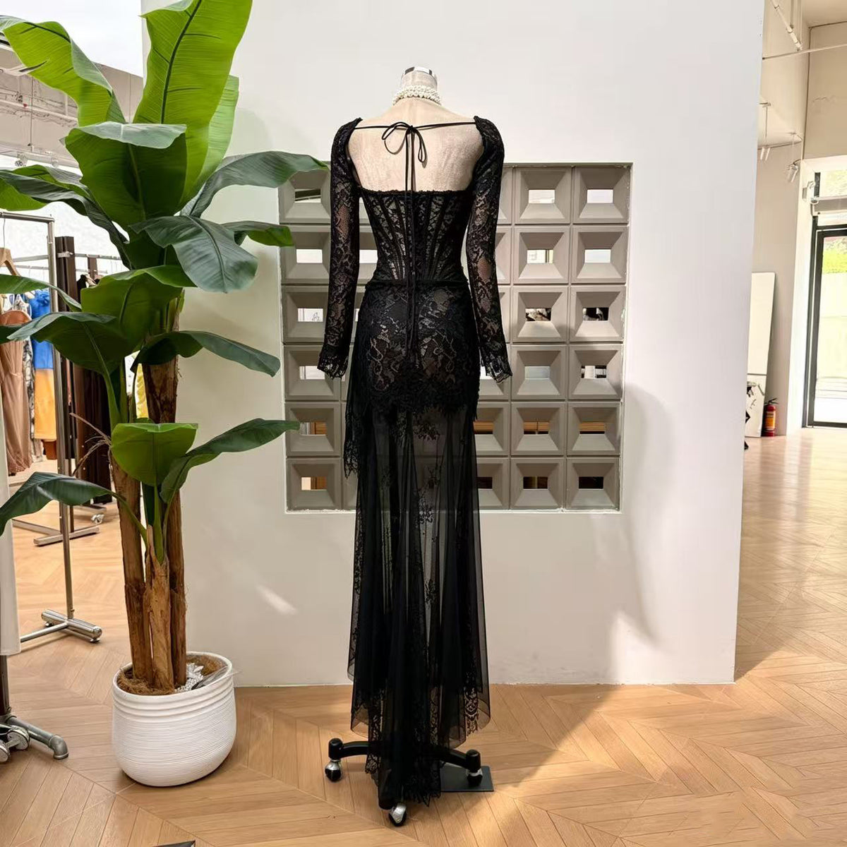 Sidonie Boned Fishtail Maxi