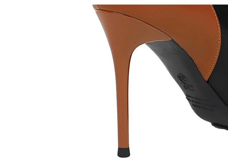 Valentina Two-Tone Stiletto Pumps