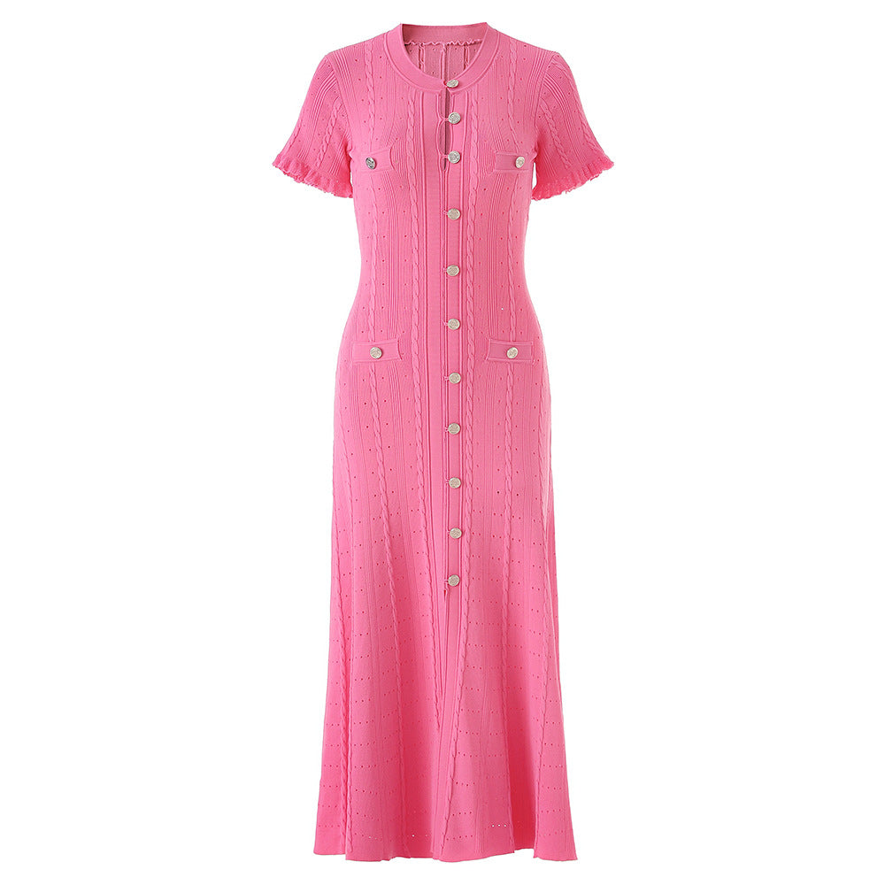 Sculpt Knit Hollow Dress
