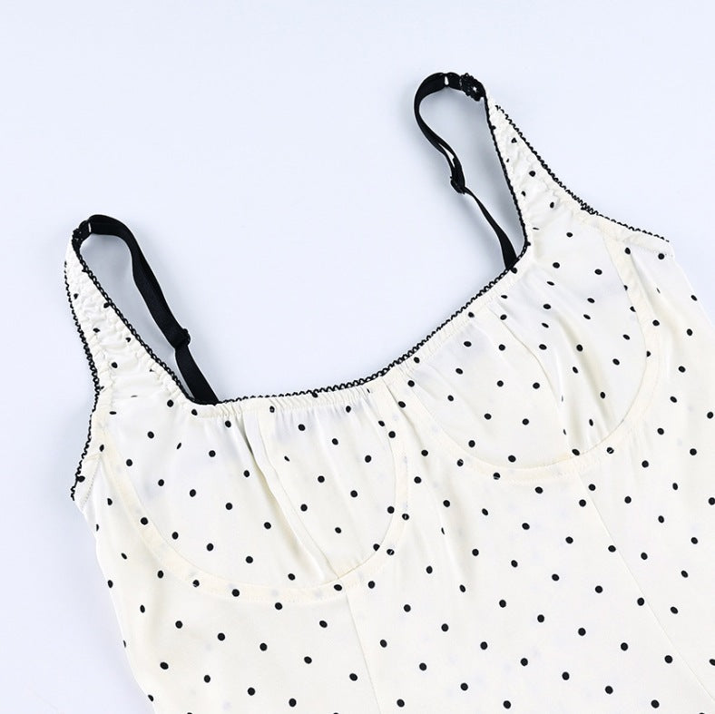 Calla Polka Dot Square-Neck Camisole