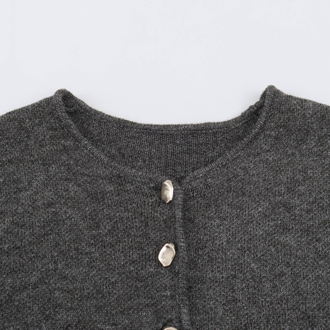 Mirela Pebble-Button Cardigan
