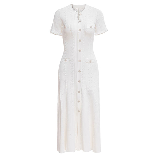 Sculpt Knit Hollow Dress