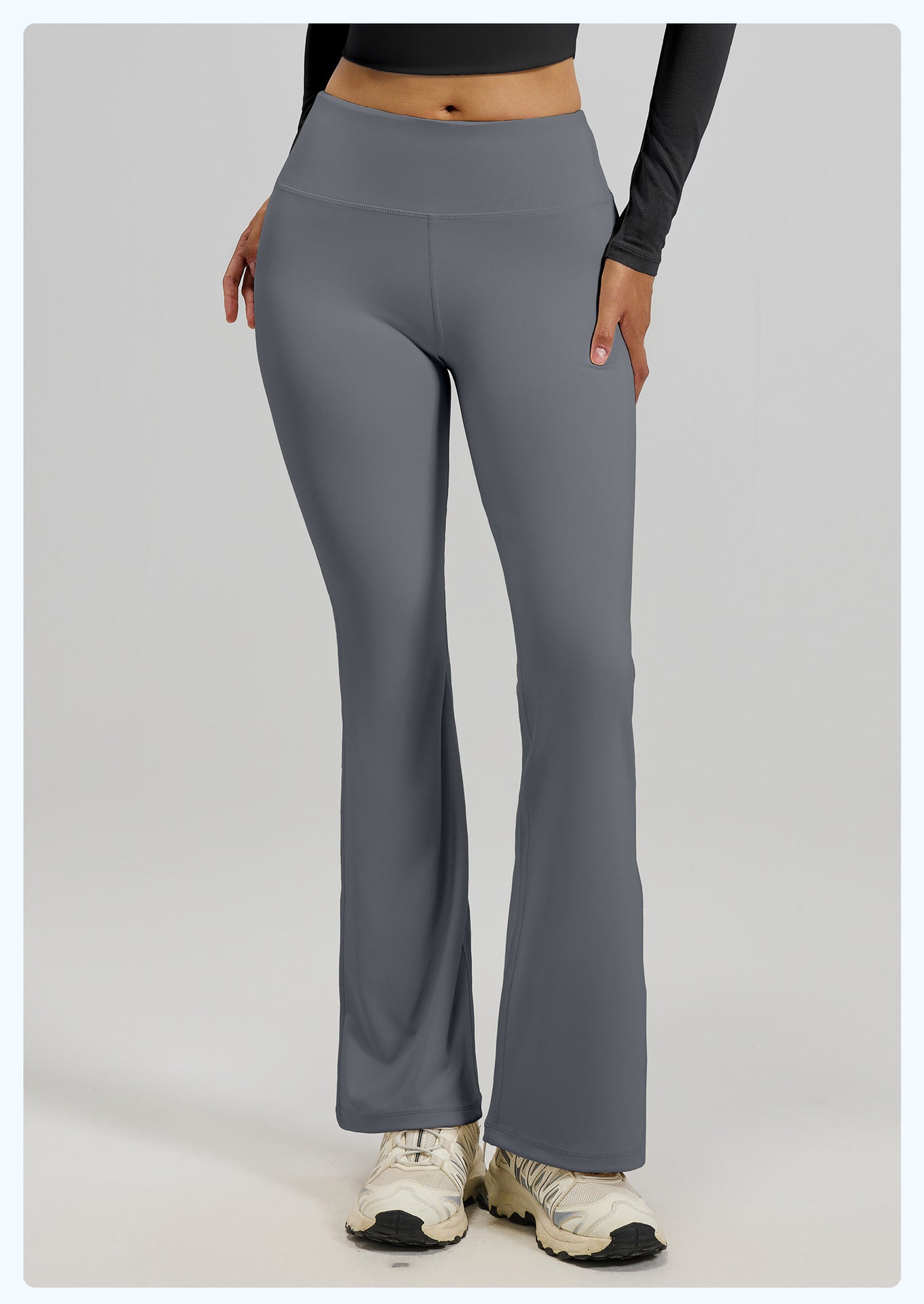 High Waist Flared Yoga Pants