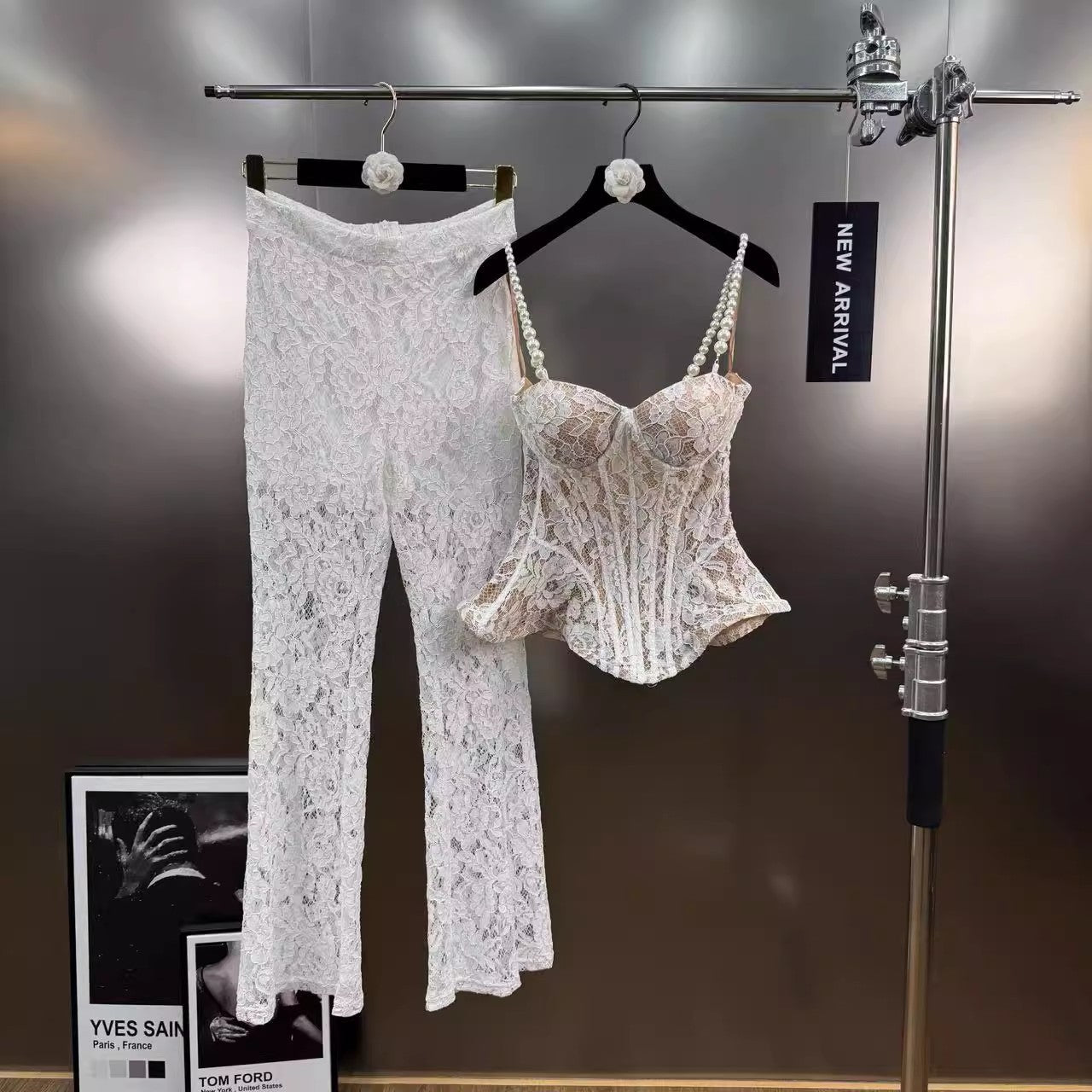 Élise Beaded Suit Set