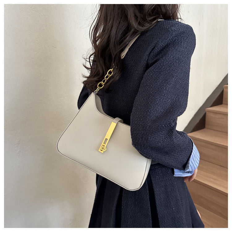 Chain Link Hobo Shoulder Bag