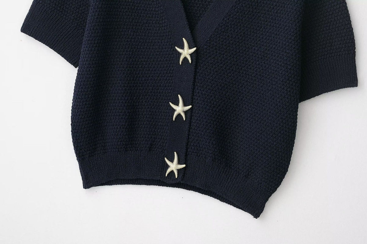 Stella Starfish Button Knit Top