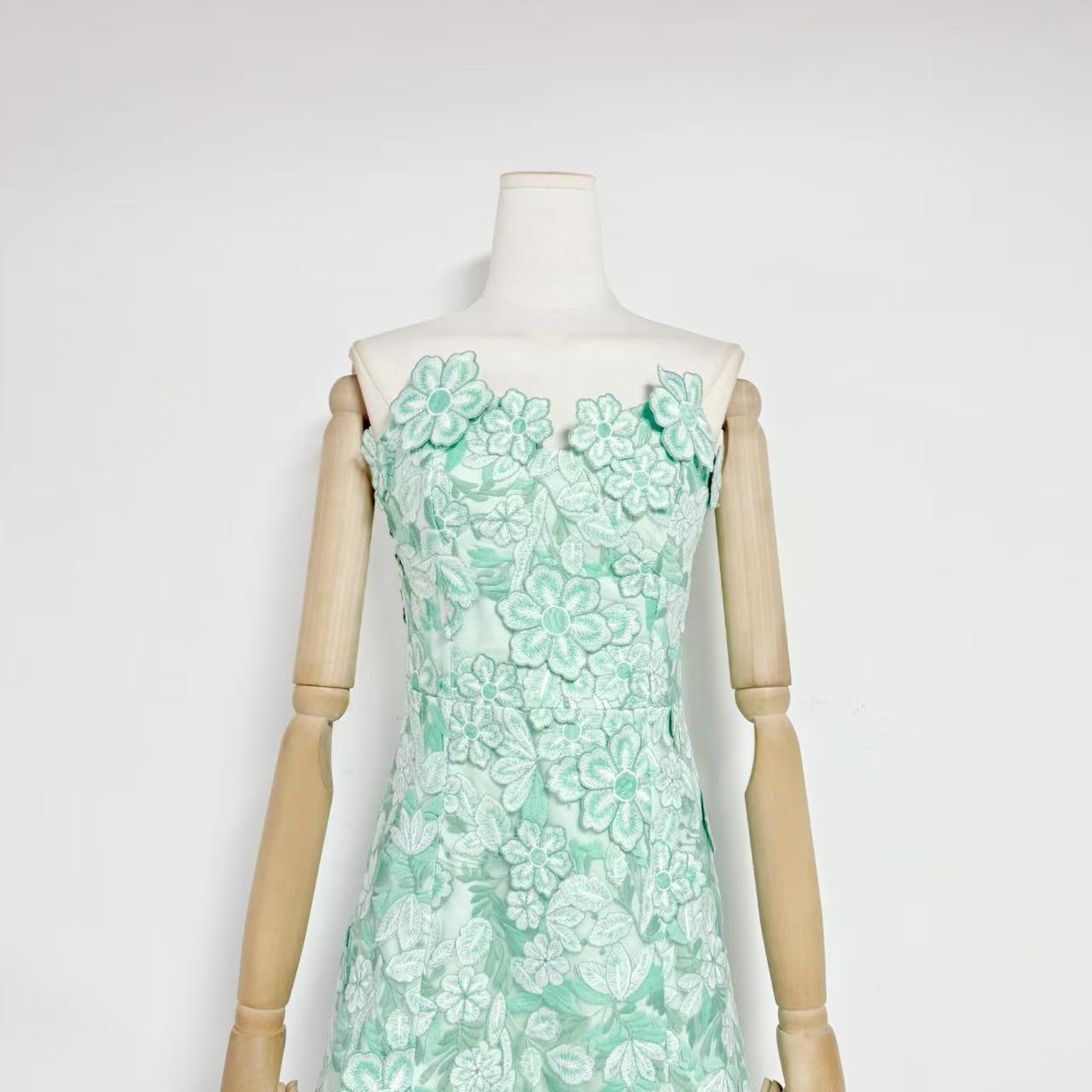 Verbena Guipure Lace and Tulle Maxi Dress