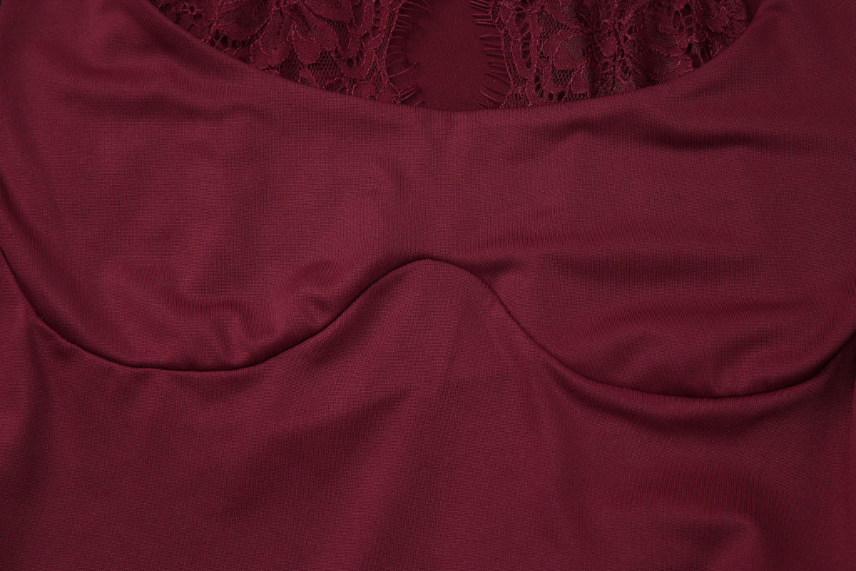 Amelie Lace Neck Top