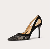 Lace and Openwork Heels