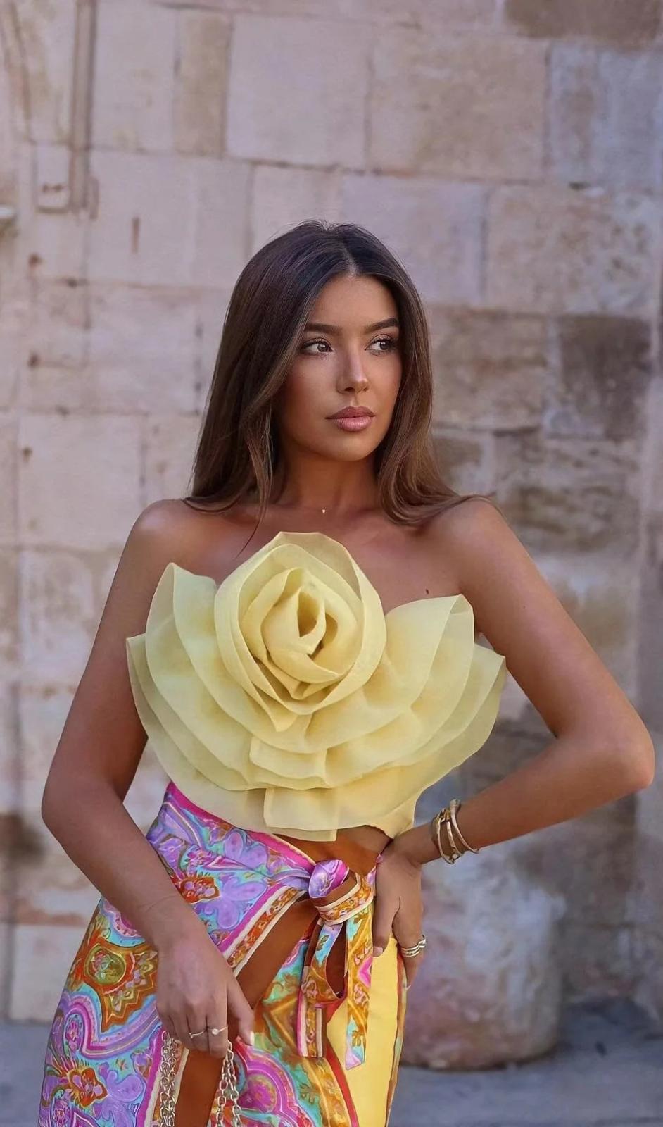 Yellow Elegance Top
