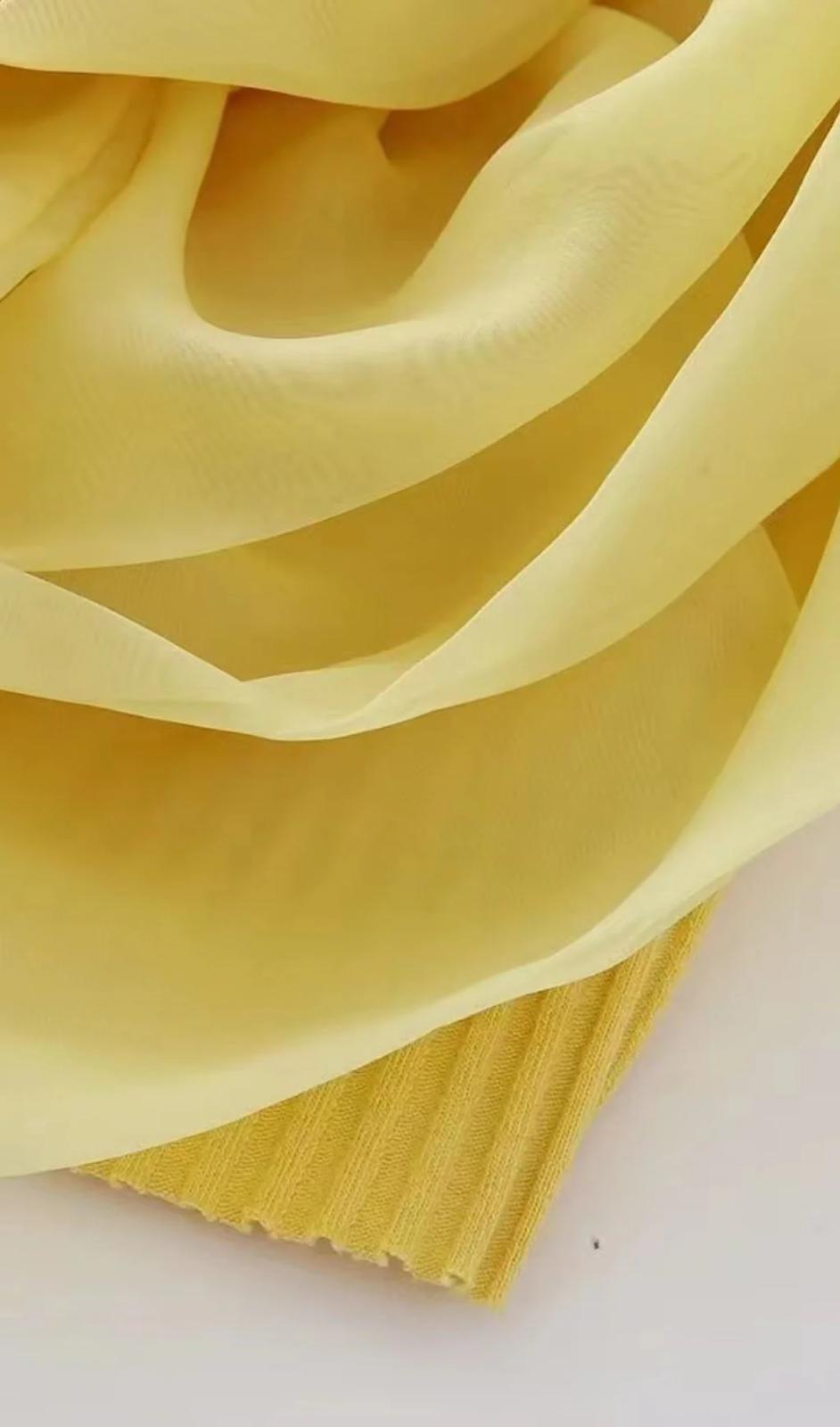 Yellow Elegance Top