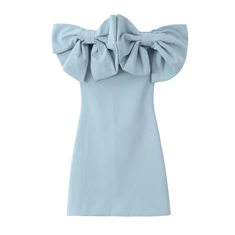 Blue Bow Dress