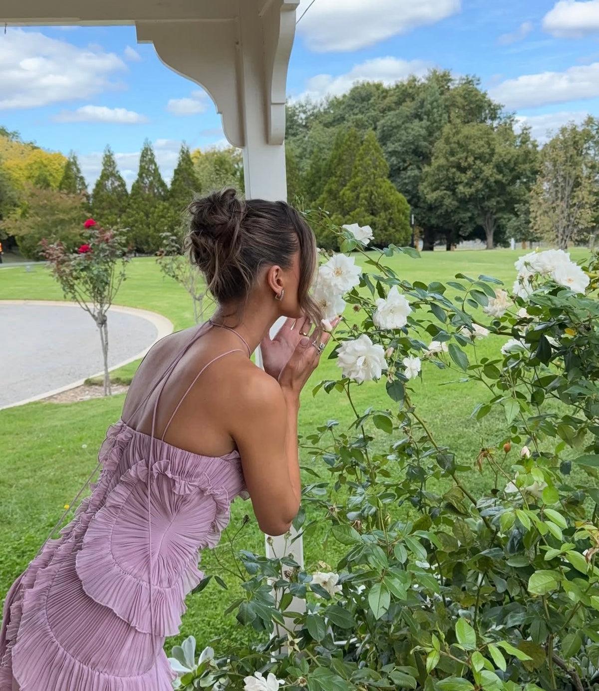 Ruffle Trim Dress