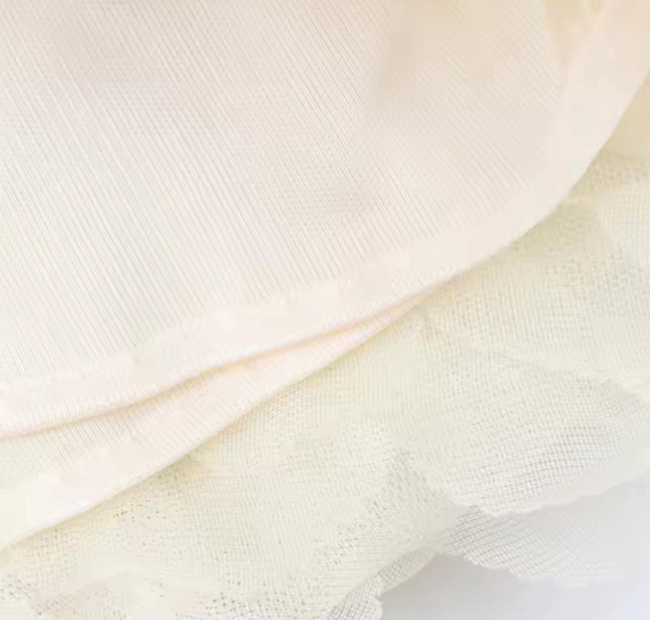 Flower Pleated Skirt