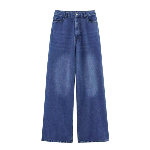 Wide leg - high waist jeans