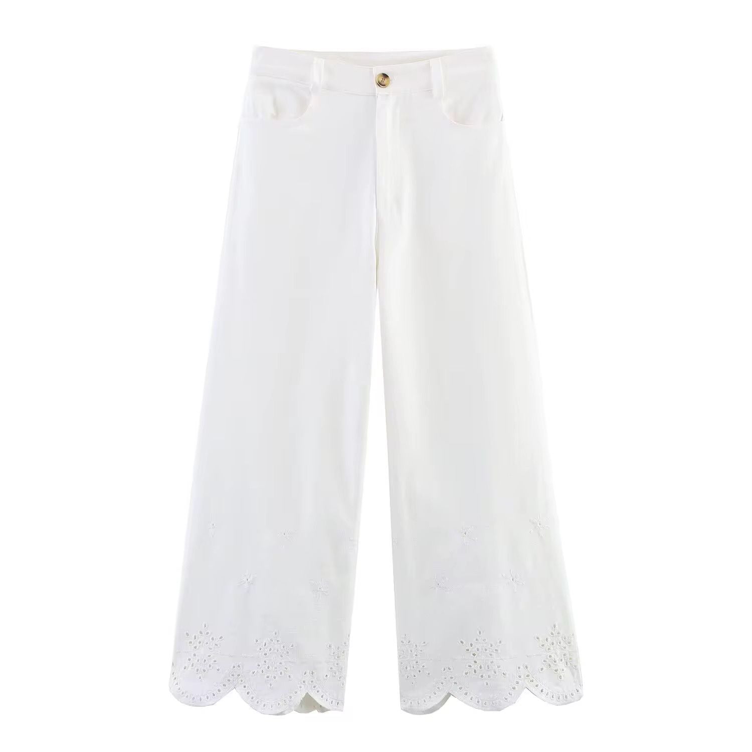 Hollow Wide Pants