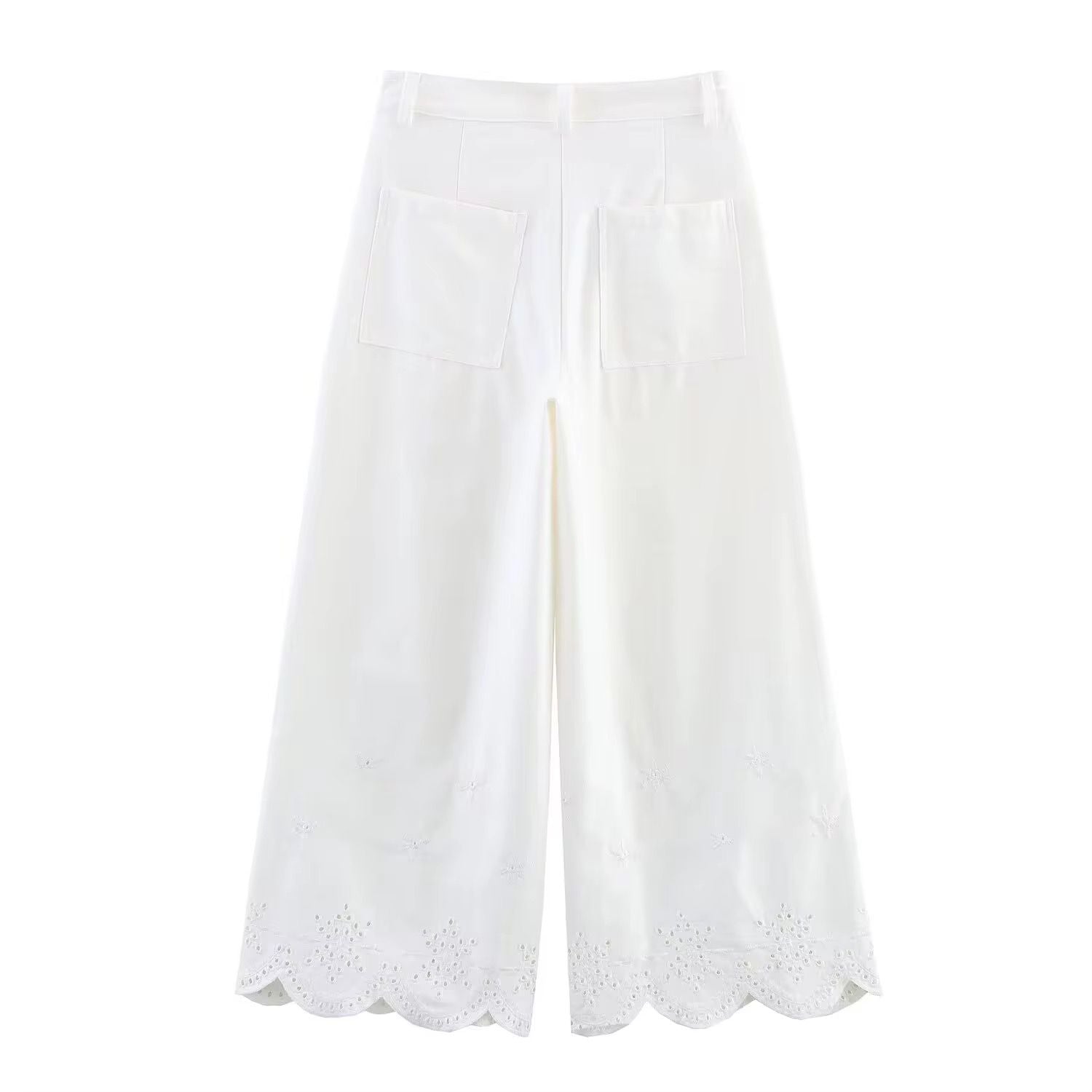 Hollow Wide Pants