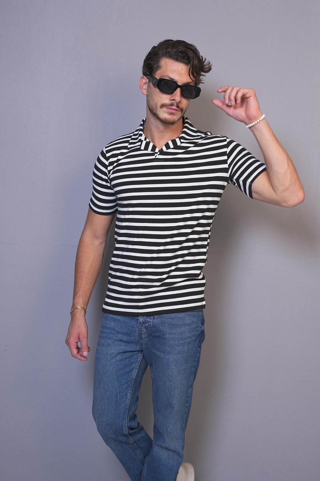 Jason Striped Polo