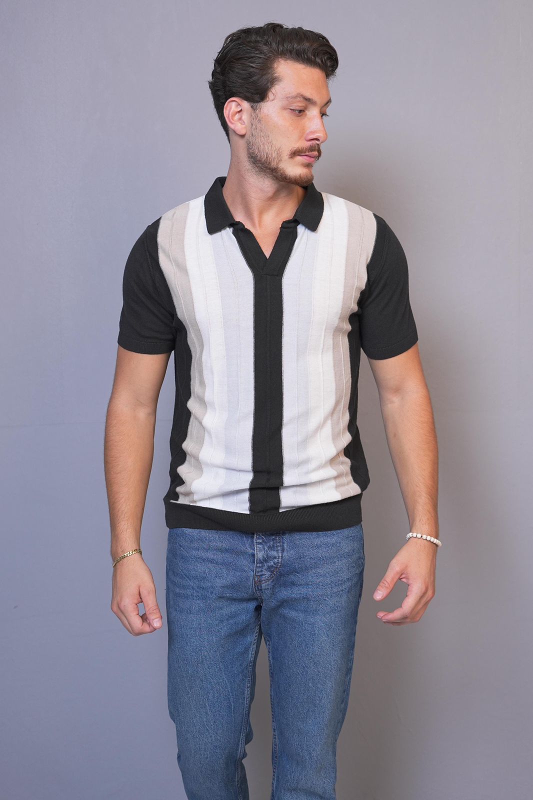 Gil Stripped Polo