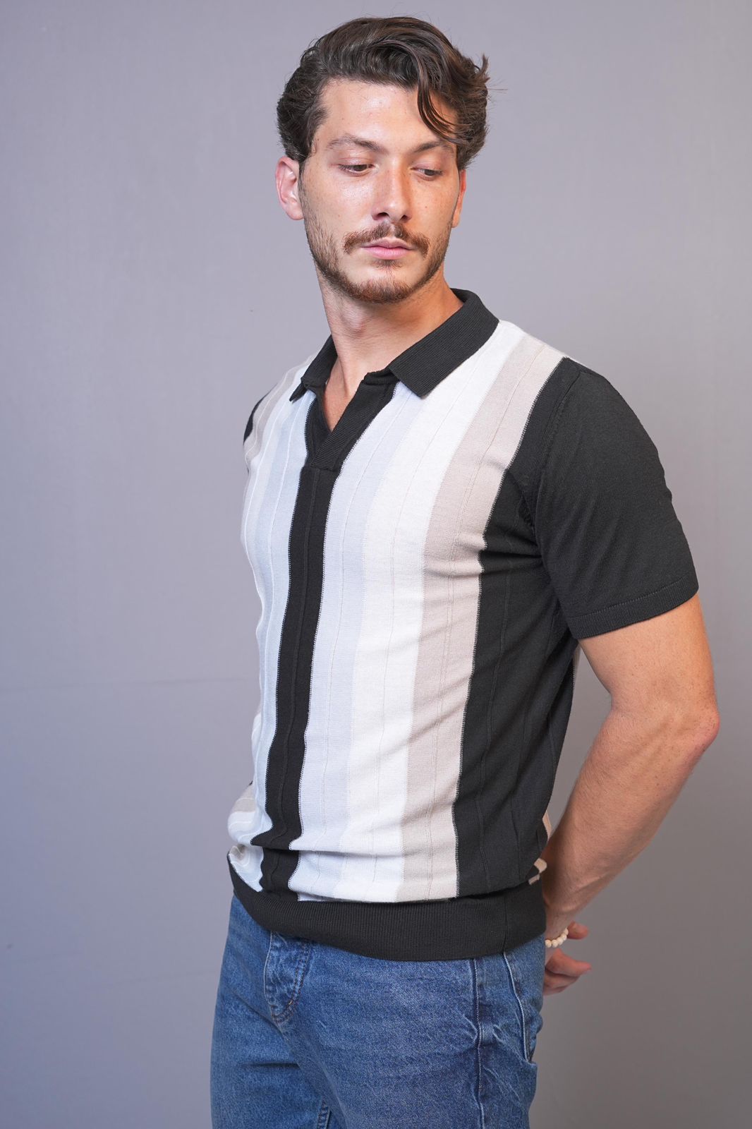 Gil Stripped Polo