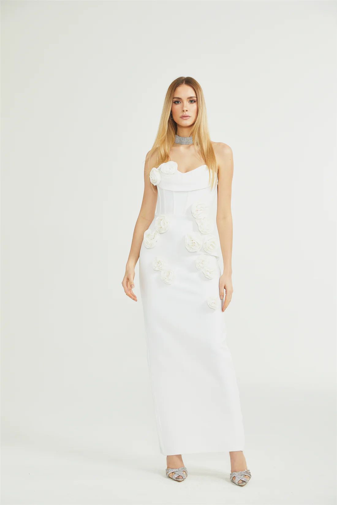 Lorena Off-shoulder Floral Dress