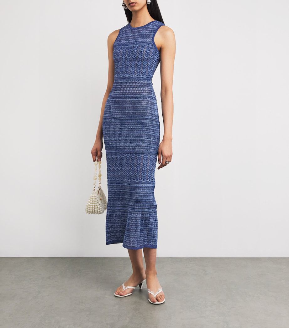 Metallic Knitted Dress