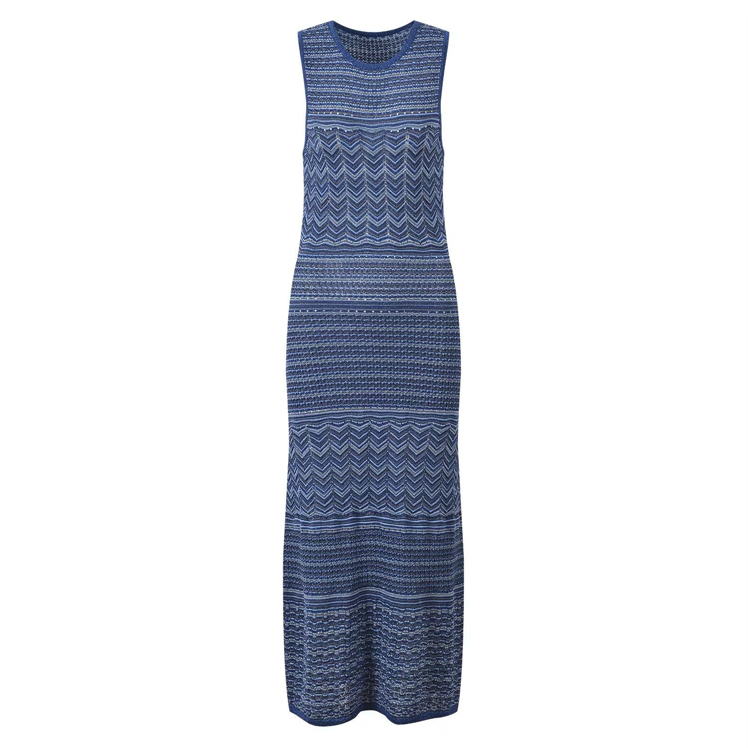 Metallic Knitted Dress
