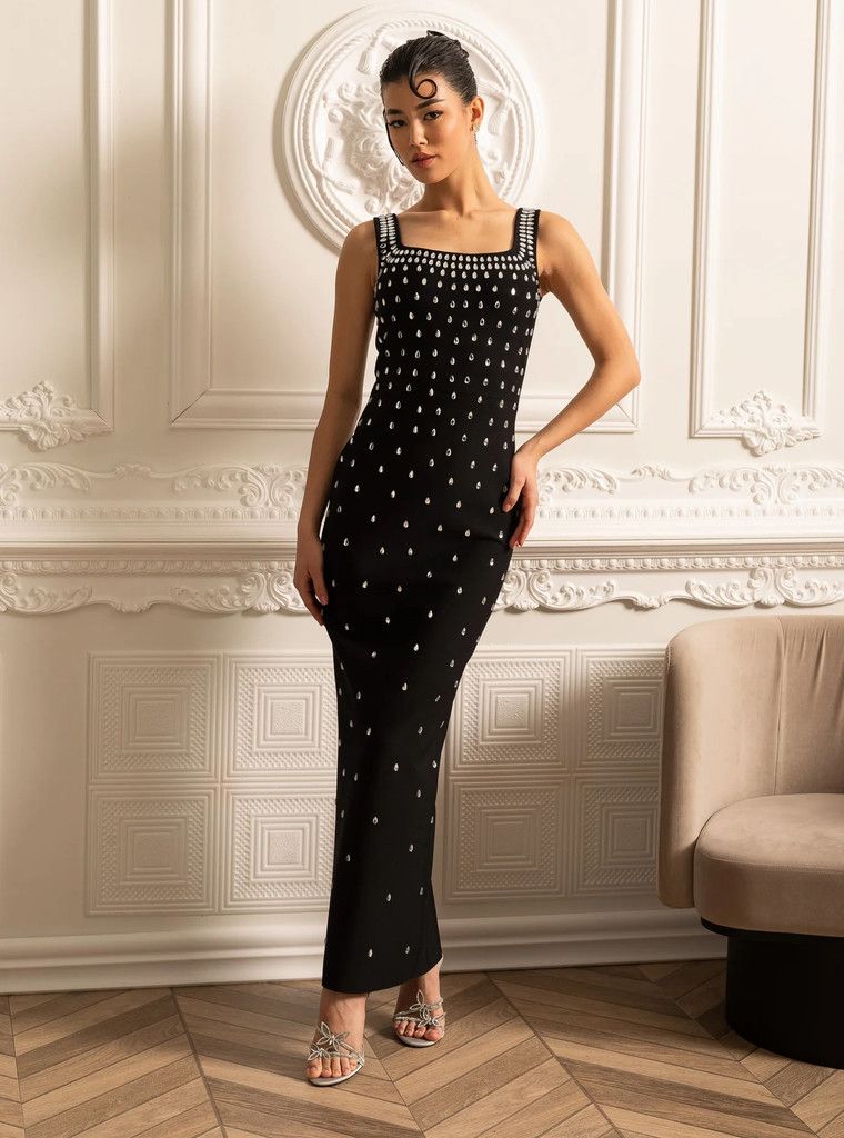 Starlit maxi dress