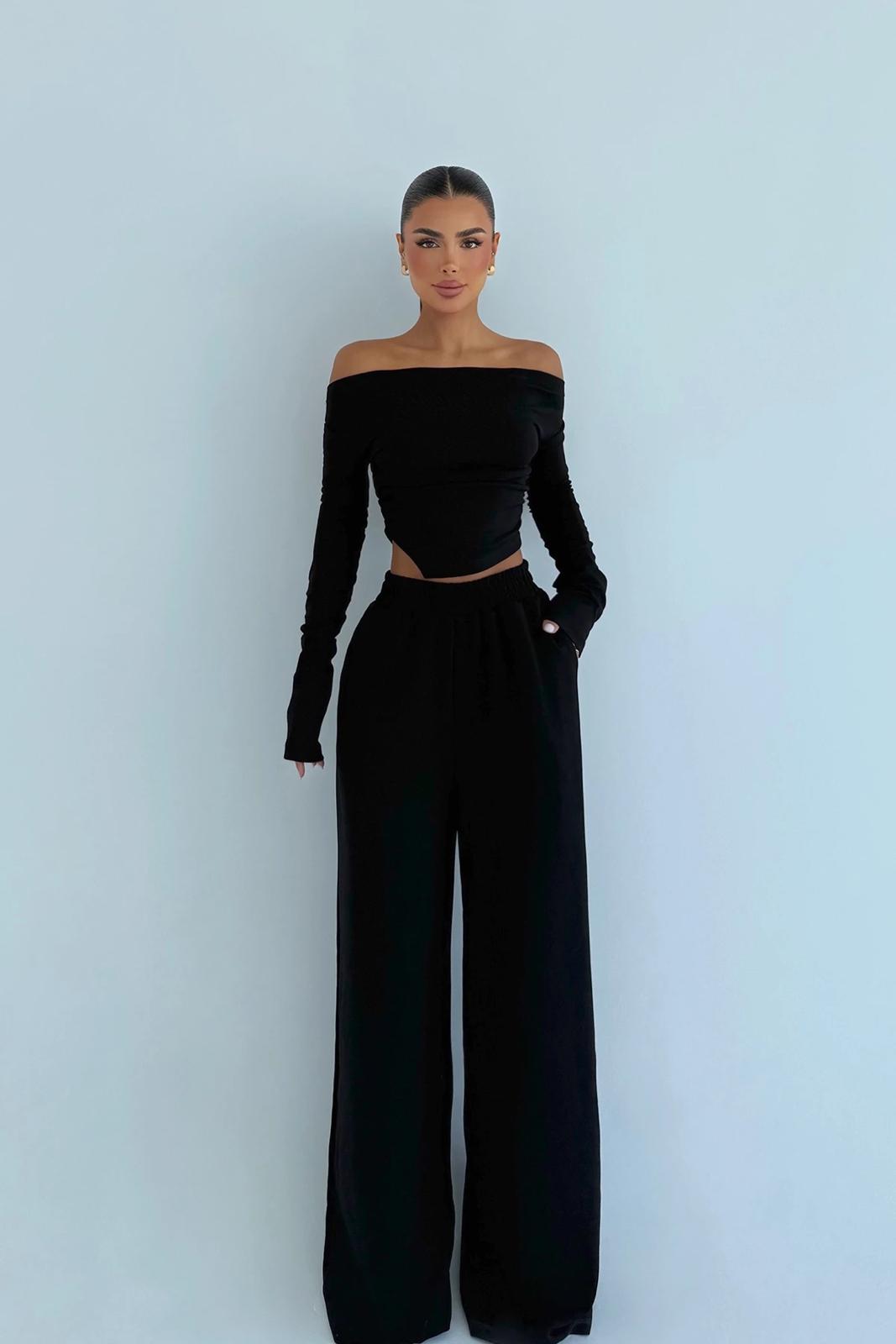 Black Trouser Suit