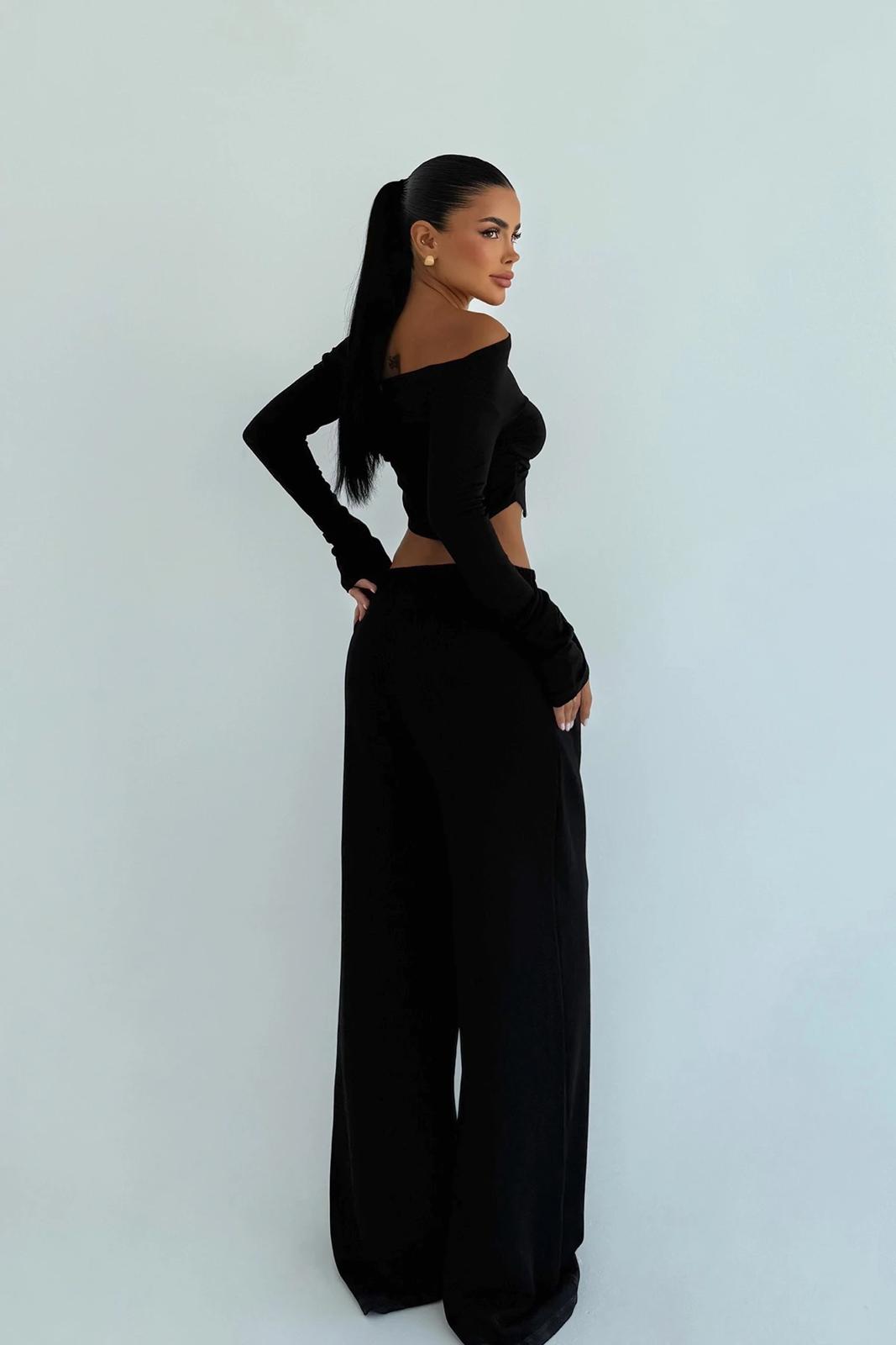 Black Trouser Suit
