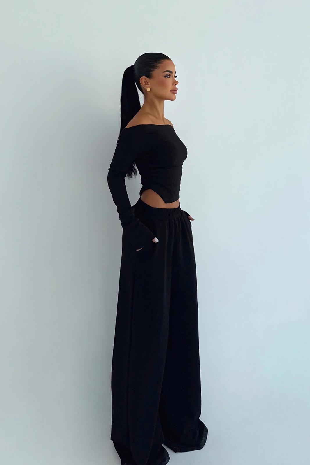 Black Trouser Suit