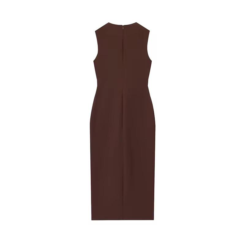 Gold-Buckle Dress