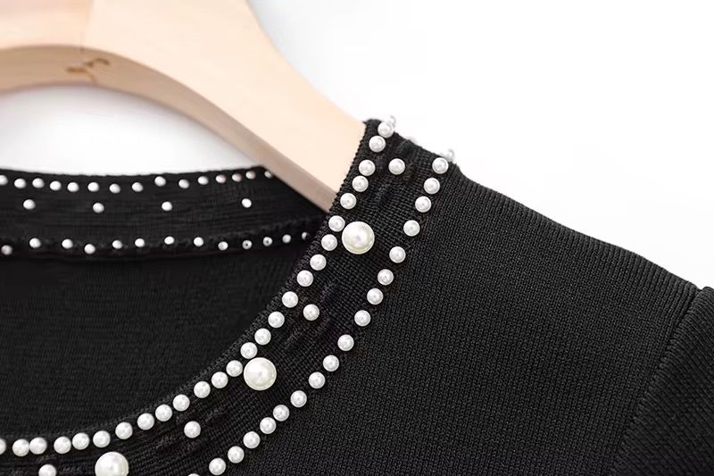 French style pearl dress