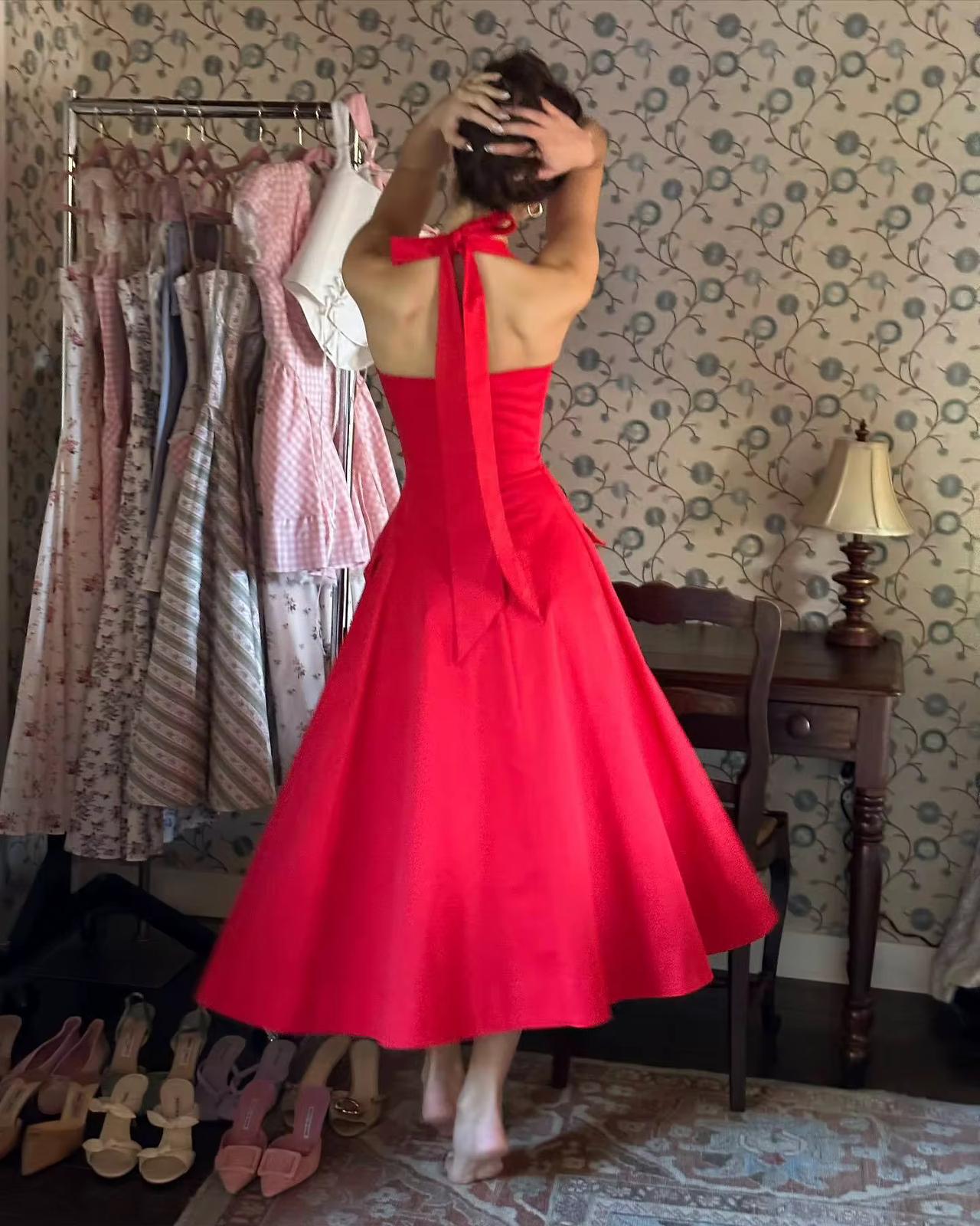 Backless Midi Dress